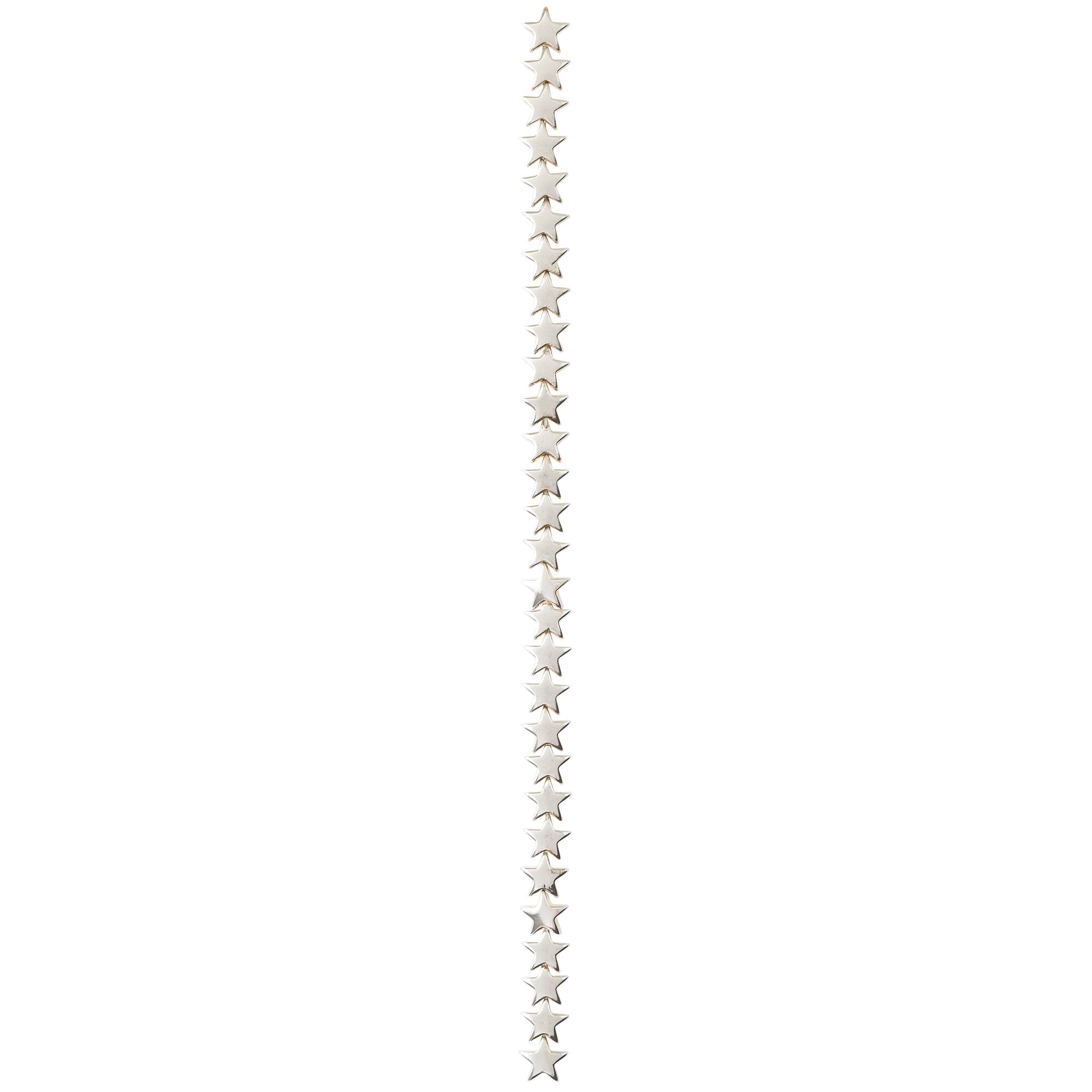Silver Hematite Star Beads, 8mm by Bead Landing™